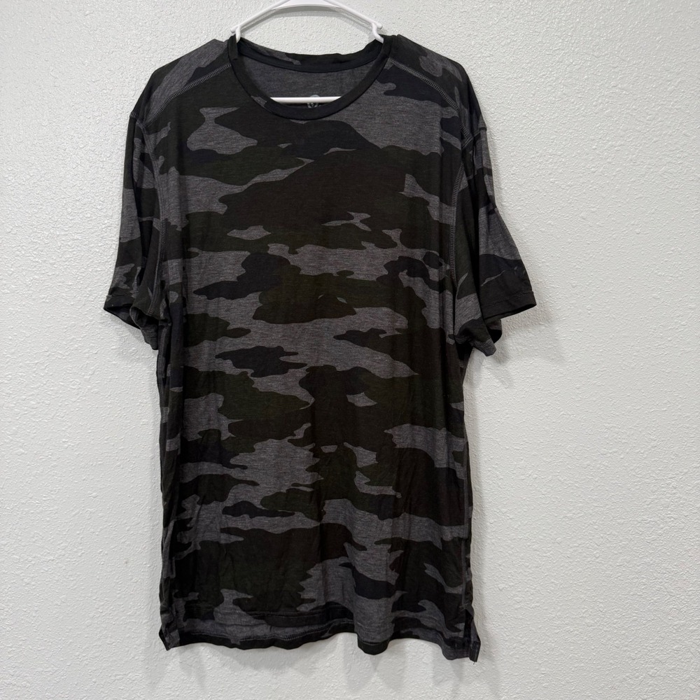 Champion C9 Mens XL Camo Short Sleeve Activewearā T-Shirt Charcoal Black BB13